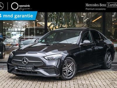 tweedehands Mercedes C180 AMG Line Achteruitrijcamera | Panorama-schuifdak | Sfeerverlichting | Nightpakket