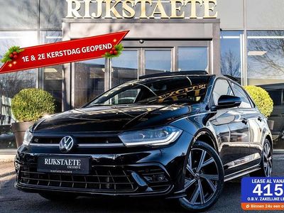 Zwart (metallic) Occasion 2021 VW Polo R-line Hatchback | € 25.900 (Duur)