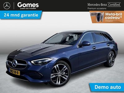 Blauw Occasion 2025 Mercedes C300 Luxury Stationwagen | € 76.877