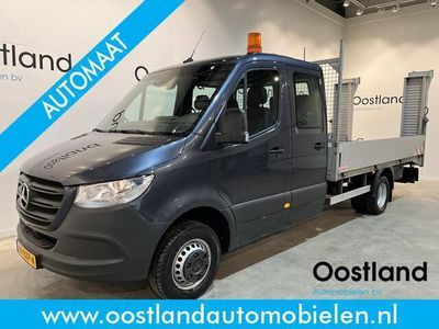 tweedehands Mercedes Sprinter 519 3.0 CDI DC Dubbel Cabine RWD Automaat Oprijwagen / Machinetransporter / Euro 6 / Trekhaak 3.500 KG / C1 Rijbewijs / MBUX / 49.350 KM !!