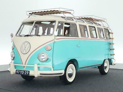 tweedehands VW T1 KOMBI Samba 23-raams Camper Gerestaureerd