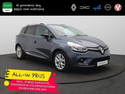 tweedehands Renault Clio IV Estate TCe 90pk Limited ALL-IN PRIJS! Airco | Cruise control | Navig