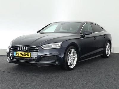 Occasion Audi A5 Sportback S-Line 2018 Blauw (metallic) Hatchback