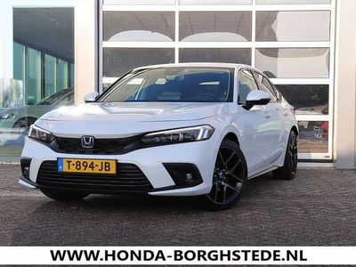 Wit Occasion 2022 Honda Civic Advance Hatchback | € 34.950 (Iets duurder)