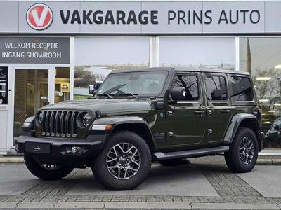 Groen (metallic) Occasion 2021 Jeep Wrangler Unlimited 80th Anniversary SUV | € 58.795 (Eerlijke prijs)
