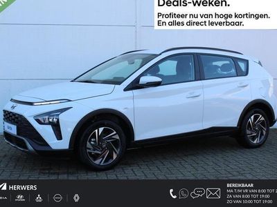 tweedehands Hyundai Bayon 1.0 T-GDI Comfort Smart ¤1500 HSD Premie / Navigatie / Achteruitrijcamera / Parkeersensoren achter / Airconditioning / Cruise Control / Rijstrook sensor / Apple Carplay/Android Auto /