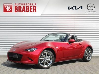 Nieuw Mazda MX5 Exclusive-Line 132 PK (97 kW) 2025 Rood Cabriolet