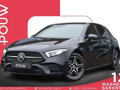 Zwart Occasion 2021 Mercedes A250 AMG line Hatchback | € 26.450 (Goede deal)