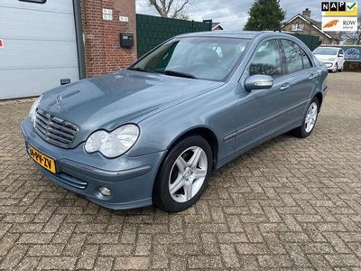 tweedehands Mercedes C180 K. Elegance Aut Leder Cruise Zeer netjes!!