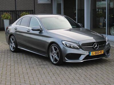 tweedehands Mercedes C180 AMG Sport Edition Led/Navi/Dealer onderhoud!!