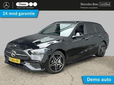 tweedehands Mercedes E300 C-KLASSE EstateAMG | Premium | Nightpakket | Panoramadak | Memorystoelen Verwarmd | 360° Camera | Burmester® 3D | Trekhaak | Sfeerverlichting | Apple & Android Carplay