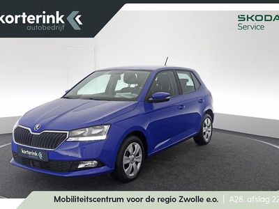 Blauw Occasion 2021 Skoda Fabia Ambition Hatchback | € 14.950 (Iets duurder)