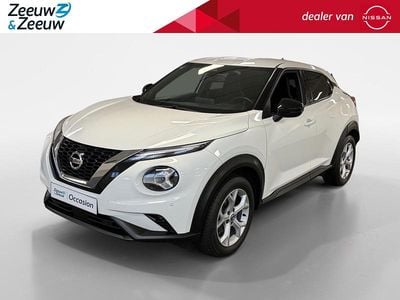 Blanc white & arctique black Occasion 2020 Nissan Juke N-Connecta SUV | € 18.888 (Iets duurder)