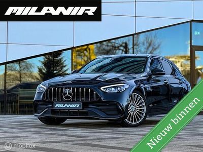 Zwart Gebruikt 2021 Mercedes C220 AMG line Stationwagen | € 34.945 (Duur)