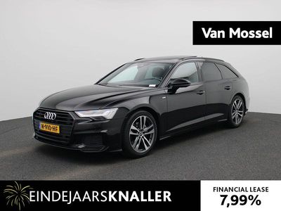 Zwart Gebruikt 2021 Audi A6 Design Stationwagen | € 38.900 (Eerlijke prijs)