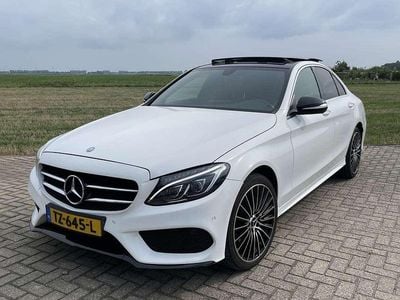 Wit Gebruikt 2015 Mercedes C300 AMG Sedan | € 24.950 (Eerlijke prijs)