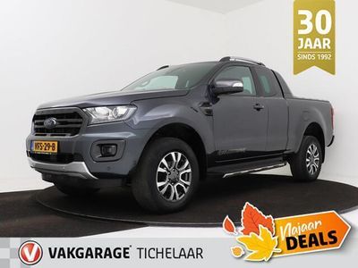 tweedehands Ford Ranger 2.0 EcoB. 213 PK Wildtrak Supercab | Trekhaak | Org NL | 1e Eig | Apple CarPlay | Adap. Cruise | Camera |