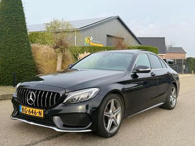 Zwart Occasion 2014 Mercedes C200 Prestige Sedan | € 13.157