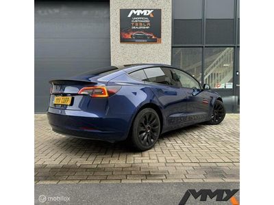 tweedehands Tesla Model 3 SR+ Blauw MiC 60kwh SUBSIDIE MOGELIJK