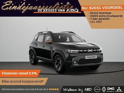 Zwart Nieuw 2025 Dacia Duster Extreme SUV | € 33.275 (Eerlijke prijs)