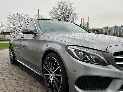 Grijs Gebruikt 2015 Mercedes C250 AMG Stationwagen | € 24.995 (Iets duurder)