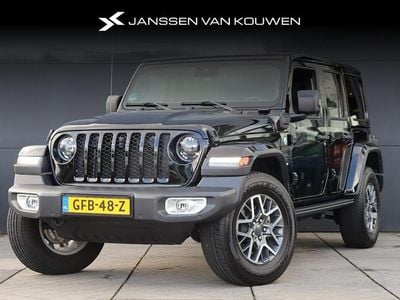 Occasion Jeep Wrangler Unlimited Sahara 381 PK (280 kW) 2023 Zwart SUV