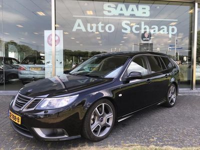 tweedehands Saab 9-3 Estate 2.8 T V6 Turbo X Automaat | Rijklaar incl garantie | Donker glas Meesturende xenon Bose Navi