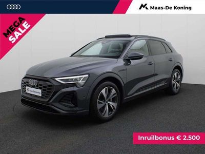 tweedehands Audi Q8 e-tron 55 quattro S Edition Competition 115 kWh/408PK · Panoramadak · Velgen 20" · Leder/Stof bekleding *NIEUW* (299614)