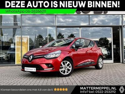 Rouge flamme nnp (rood metallic) Occasion 2018 Renault Clio IV LIMITED Hatchback | € 11.450 (Iets duurder)