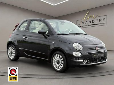Zwart Gebruikt 2020 Fiat 500C Lounge Cabriolet | € 13.995 (Eerlijke prijs)