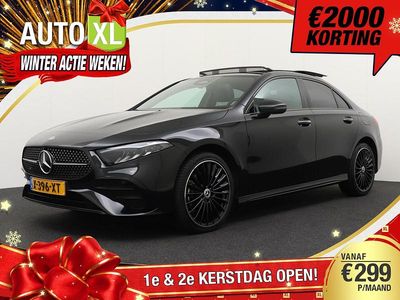 Zwart Gebruikt 2024 Mercedes A250 AMG line Sedan | € 35.940 (Eerlijke prijs)
