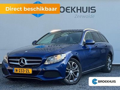 Blauw Occasion 2015 Mercedes C180 Prestige Stationwagen | € 18.400 (Eerlijke prijs)