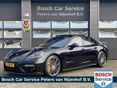 tweedehands Porsche Panamera Turbo S 4.0 E-Hybrid BURMESTER 3D PANORAMA APPROVED GARANTIE KERAMISCH 680PK ORIG.NL 79DKM