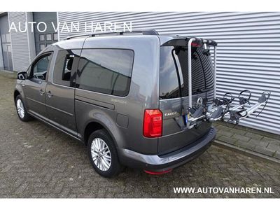 tweedehands VW Caddy Maxi 1.4 TSI BEACH MICRO CAMPER NAVIGATIE STOELVERWAMING UITKLAPBAAR BED, FIETSENDRAGER, ENZ