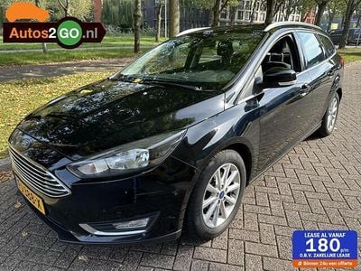 Zwart Gebruikt 2017 Ford Focus Titanium Stationwagen | € 8.995 (Goede deal)