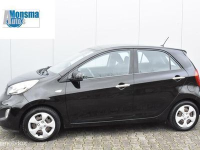 tweedehands Kia Picanto 1.0 CVVT Bus.Line Navigator 2015 Zwart Airco Navi Multistuur APK 02-2025