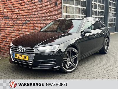 Zwart Occasion 2018 Audi A4 Design Stationwagen | € 23.450 (Iets duurder)