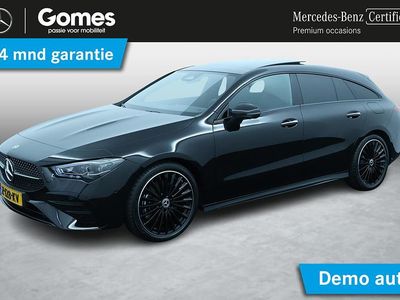 Zwart Occasion 2024 Mercedes CLA200 Shooting Brake AMG line Stationwagen | € 39.950 (Eerlijke prijs)