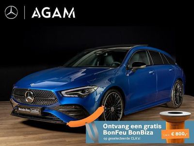 Blauw Occasion 2025 Mercedes CLA180 Shooting Brake AMG Stationwagen | € 43.950 (Eerlijke prijs)