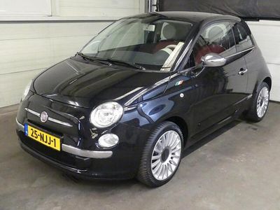Zwart Gebruikt 2010 Fiat 500 Lounge Hatchback | € 6.495 (Duur)