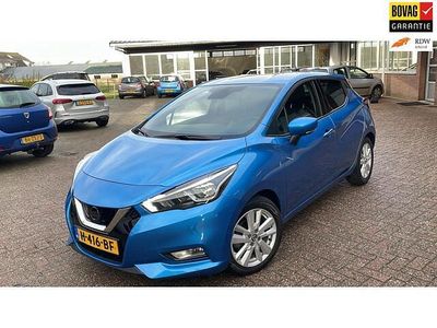 Occasion Nissan Micra N-Connecta 101 PK (74 kW) 2020 Blauw (metallic) Hatchback