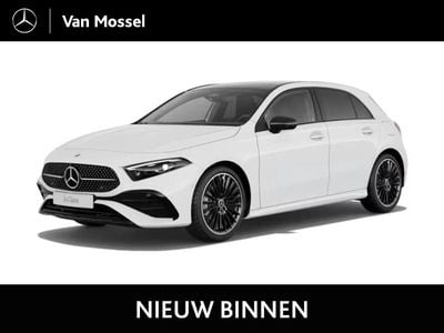 Nieuw Mercedes A180 AMG line 136 PK (100 kW) 2025 Wit Sedan