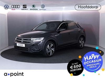 Zwart Gebruikt 2024 VW T-Roc R-line SUV | € 33.849 (Eerlijke prijs)