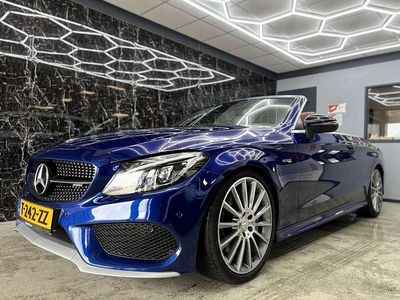 Occasion Mercedes C43 AMG AMG 368 PK (270 kW) 2016 Blauw, metallic lak Cabriolet