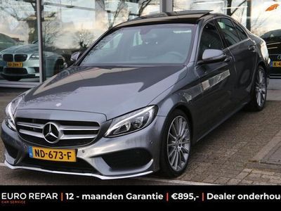 tweedehands Mercedes C180 AMG Sport Edition AMG PANO-DAK NL-AUTO NAP!