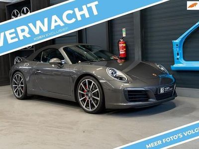 Grijs (metallic) Gebruikt 2016 Porsche 911 Carrera S Cabriolet Sport Cabriolet | € 104.950 (Eerlijke prijs)