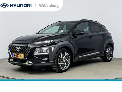 tweedehands Hyundai Kona 1.6 GDI HEV Premium Sky | Schuifdak | Leer | Stoelventilatie | Stuur + stoelverwarming | 18" Lm-wielen |