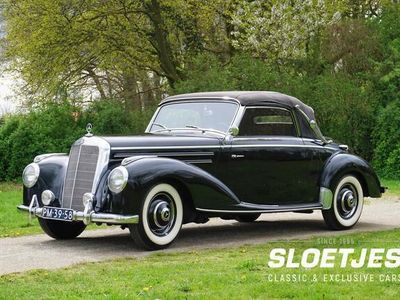 tweedehands Mercedes 220 Cabriolet |W187 |Engine overhauled |Matching numbers with datasheet |Green leather |Nice, unspoiled condition