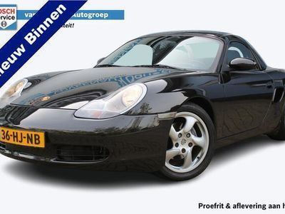 tweedehands Porsche Boxster 2.7 | Hard en soft top dak | Elektrisch bedienbaar cabrio dak | Airco | Cruise | 16 Inch LMV | Half leder/alcantara bekleding | Origineel NL auto | NAP |