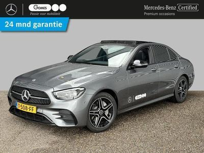 tweedehands Mercedes E200 AMG Line | Nightpakket | Panoramadak | Achteruitrijcamera | Stoelverwarming | Sfeerverlichting | Trekhaak | Apple & Android Carplay